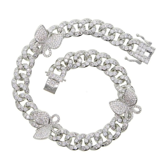 Jewelry - cuban butterfly anklet